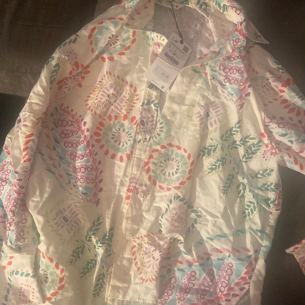 Zara shirt button down